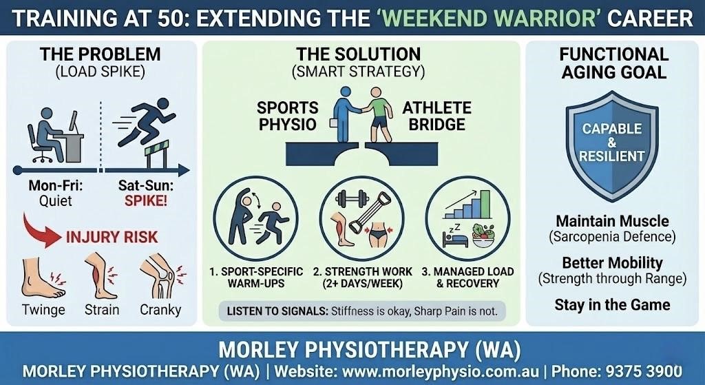 Training at 50 - Extends the “Weekend Warrior” Career Infographics