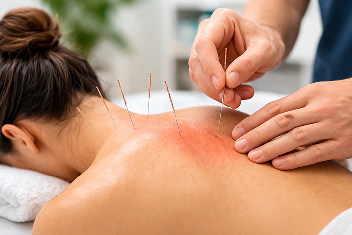 Dry needling and acupuncture therapy showing core differences for muscle pain relief and treatment methods
